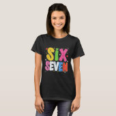 67先生のためのTシャツ 67ミーム 女性教師 六七 Tシャツ (正面フル)