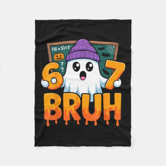67先生ゴーストシックスセブンMeme数学の方程式bruh フリースブランケット (正面)