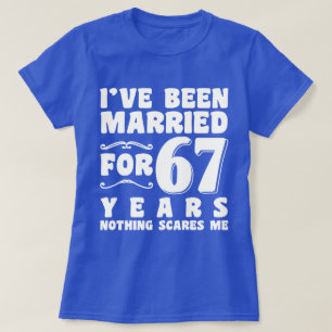 67年間の結婚生活を記念するエンゲージメントプレゼント Tシャツ