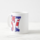 67年齢イギリス コーヒーマグカップ (正面左)