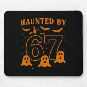 67幽霊のよく出るミームハロウィーン幽霊グラフィック マウスパッド