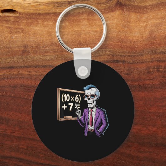 67数学先生ミームブレインロットシックスセブンハロウィーン キーホルダー (正面)