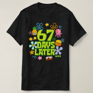 67日後 学校の67日目 six seven Meme Tシャツ