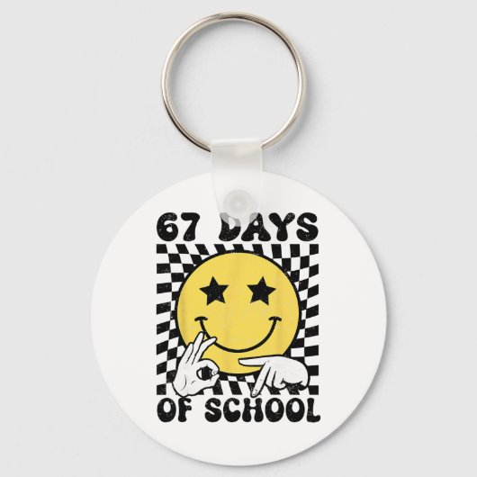 67日目の学校の先生の子供 六七 メモ 6 7 G キーホルダー (正面)