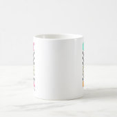 67日目の学校の雰囲気 かわいい笑顔の顔 67 ミームT コーヒーマグカップ (中央)