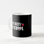 67日目の学校 Funny Six Seven Meme コーヒーマグカップ (正面左)
