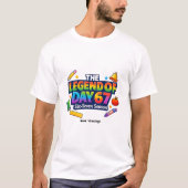 67日目の虹の学校のお祝い伝説 Tシャツ (正面)