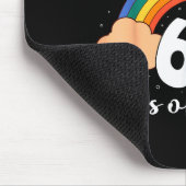 67日間の学校を生き延びた面白いミーム学生Tシャツ マウスパッド (コーナー)