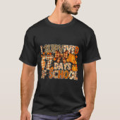 67日間の学校を生き延びた面白いミーム秋のデザイン Tシャツ (正面)