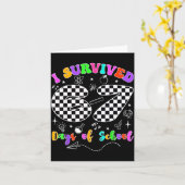 67日間の学校生活を乗り切った！教師あるある笑えるミーム カード (黄色い花)