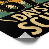 67日間の学校生活を乗り切った Six Seven ミーム 学生 ポスター (角)