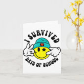 67日間の学校生活を生き抜いた先生と学生たち カード (黄色い花)