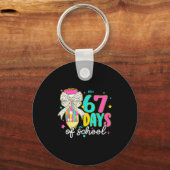 67日間の学校生活を生き抜いた 六七のミーム 先生 キーホルダー (正面)
