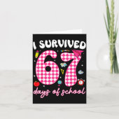 67日間の学校生活を生き抜いた 笑える先生たちと生徒 カード (正面)