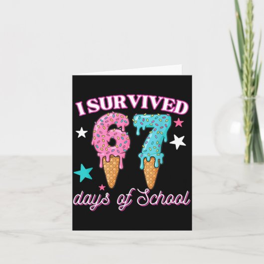 67日間の学校生活を生き抜いた！面白い先生たちと生徒たち カード (正面)