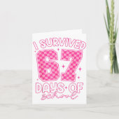 67日間の学校生活を生き抜いた！面白い先生たち67人 カード (正面)