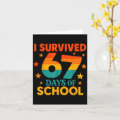 67日間の学校生活を生き抜いた！面白すぎる67人の先生たちと生徒たち カード (黄色い花)