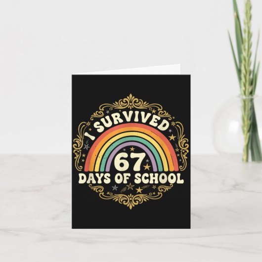 67日間の学校生活を生き抜いた！面白すぎる67人の先生と生徒 カード (正面)