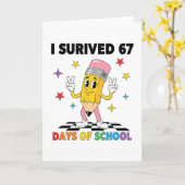 67日間の学校生活を生き抜いた Six Sevenの俺たち カード (黄色い花)