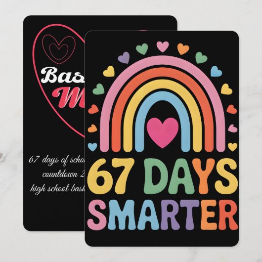 67日間の学校生活、バスケットボールママの旅2026 シーズンカード (正面/裏面)