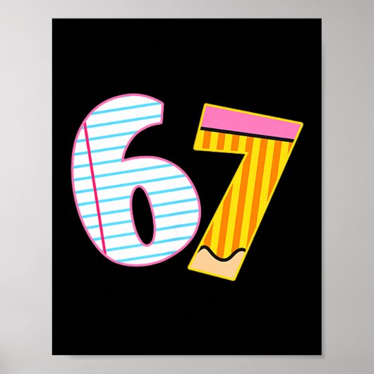 67日間学校に通い続けたよ おもしろミーム 先生2 ポスター (正面)