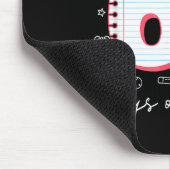 67日間学校に通ったよ おもしろいミーム 先生用 マウスパッド (コーナー)