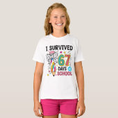 67日間学校を乗り切った Tシャツ (正面フル)
