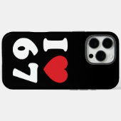 67歳の誕生日おめでとう!バカ笑いするミーム Case-Mate iPhoneケース (裏面 (横))