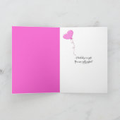 67歳の誕生日にヒトデとピンクのフリップフロップ カード (内部)