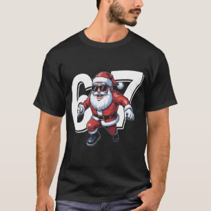 67歳の誕生日サンタクロースメンズTシャツ  Tシャツ