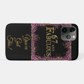 67歳の誕生日 Case-Mate iPhoneケース (裏面(横))