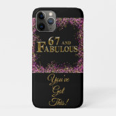 67歳の誕生日 Case-Mate iPhoneケース (裏)