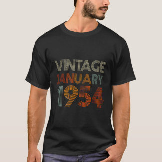 67歳レトロ誕生日ギフトヴィンテージ1月1日 Tシャツ