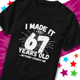 67歳皮肉ミームおもしろい67誕生日 Tシャツ