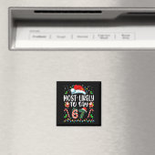 67番目に言いそうなミーム 6 7 サンタ クリスマス マグネット (インサイチュ (食洗機))
