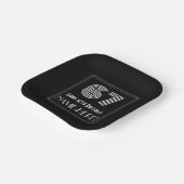 67番目の誕生日:インスパイアアールデコ検索「67」 +名前 ペーパープレート (傾斜あり)