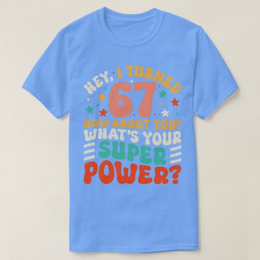 67誕生日4 Tシャツ (デザイン正面)