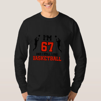 67誕生日67歳バスケットボール選手誕生 Tシャツ