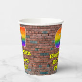 67誕生日:おもしろいグラフィティインスパイア – レボイン67 紙コップ (左)