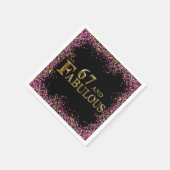 67誕生日 スタンダードカクテルナプキン (角)