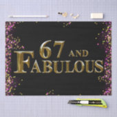 67誕生日 薄葉紙 (クラフト)