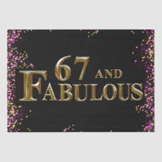 67誕生日 薄葉紙 (正面)