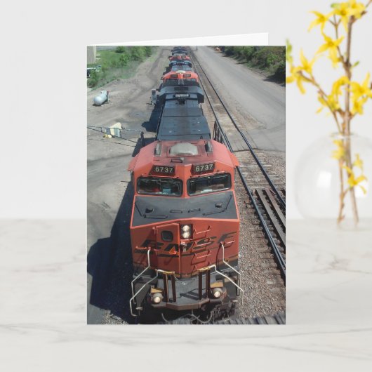 「6737 Train」がウェルカード#2 カード (黄色い花)