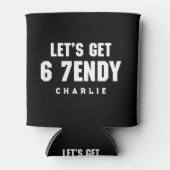 67 おもしろミーム さぁシックスセブンへ Sendy 6 7endy 缶クーラー (正面)