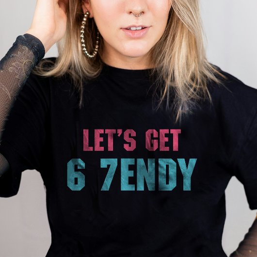 67 おもしろ ミーム さぁシックス セブン Sendy 6 7endy Tシャツ