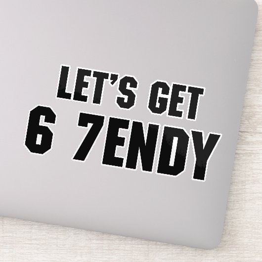 67 おもしろ ミーム さぁ6 7へ行こう Sendy 6 7endy シール (詳細)
