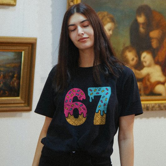 67 おもしろ ミーム アイスクリーム Six Seven Gen Alpha Tシャツ