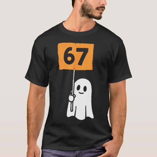 67 めめ ハロウィン おもしろパロディ Tシャツ (正面)