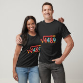 67 アイスクリームしたたりミーム平方根 4489 Tシャツ (ユニセックス)