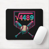 67 アイスクリームしたたり 平方根 4489 スラング 数学 先生Tシャツ マウスパッド (マウス)